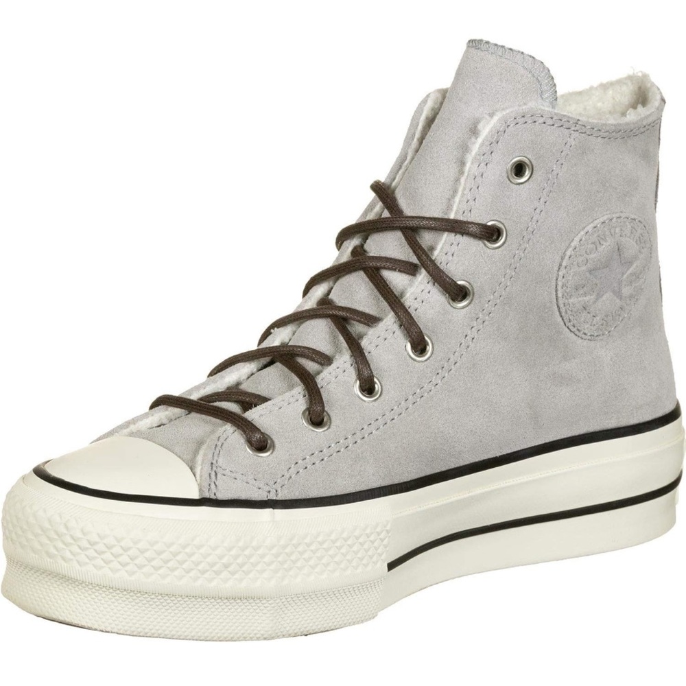 Converse Womens Sherpa Chuck Taylor All Star Platform High Top Sneaker